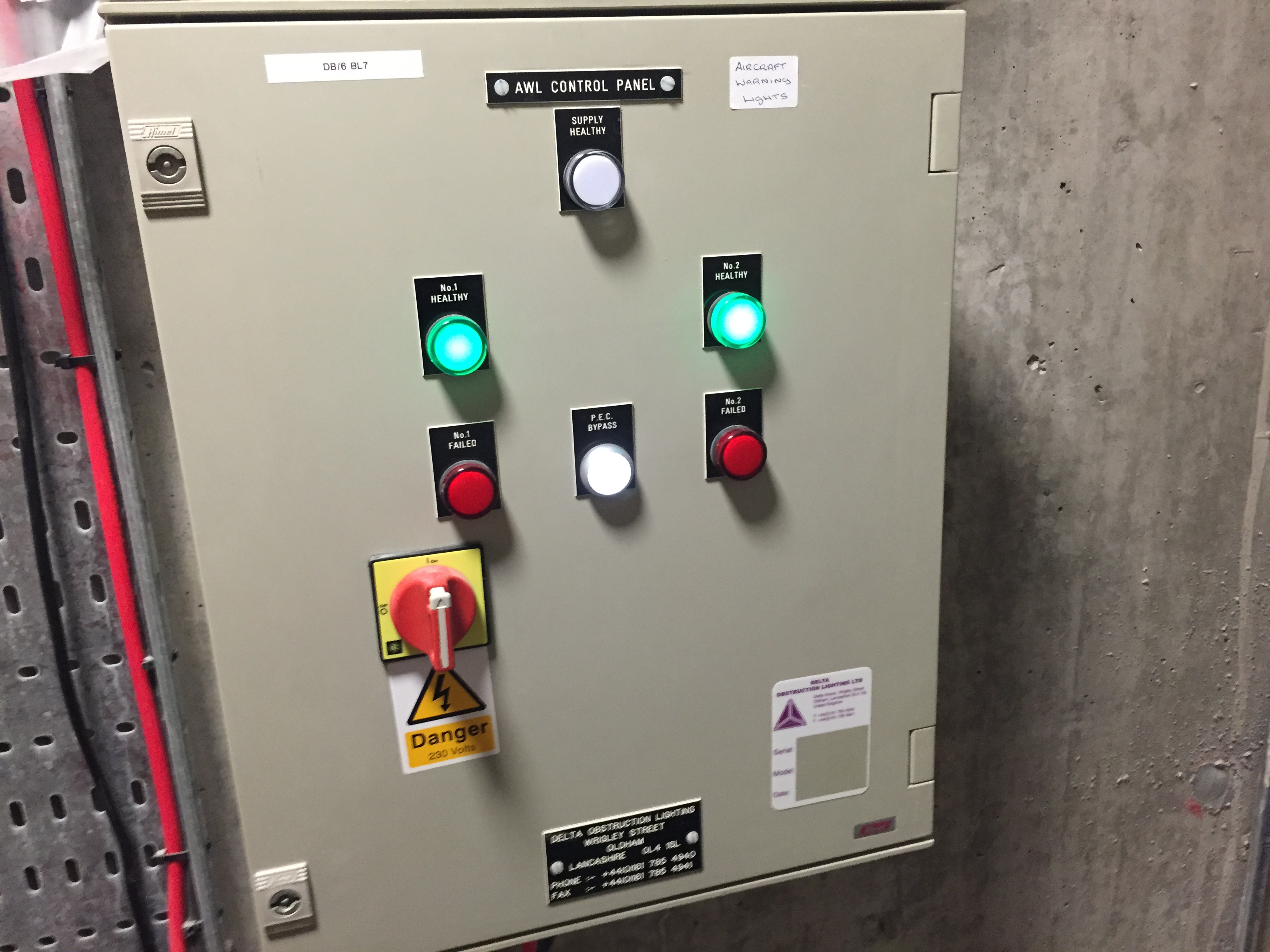 System Installation - Control Panel Box