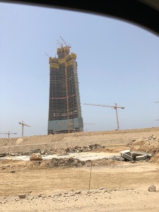 Kingdom Tower under construction